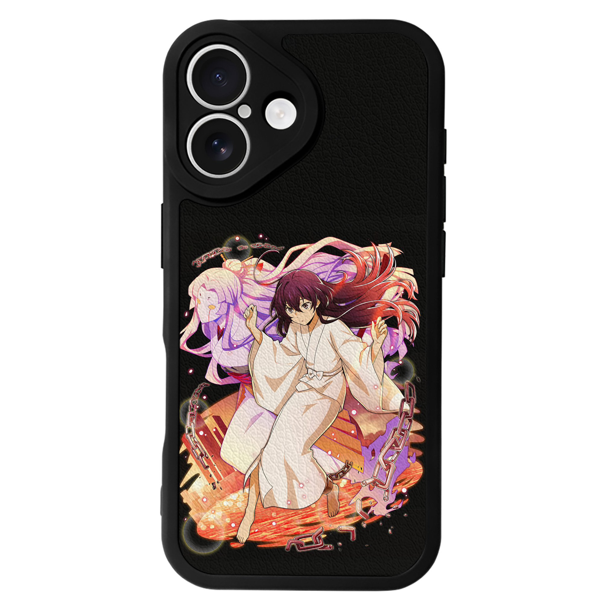 （画像用） 文豪ストレイドッグス Bungo Stray Dogs 【iPhone 16シリーズ対応】シリコンスマホケース（レザー調） 材質：シリコン